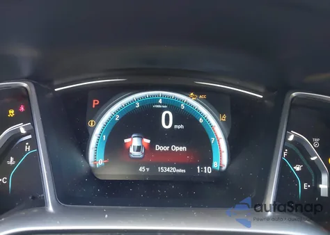 2016 Honda Civic Touring z USA, uszkodzony, nr VIN 2HGFC3B92GH360795